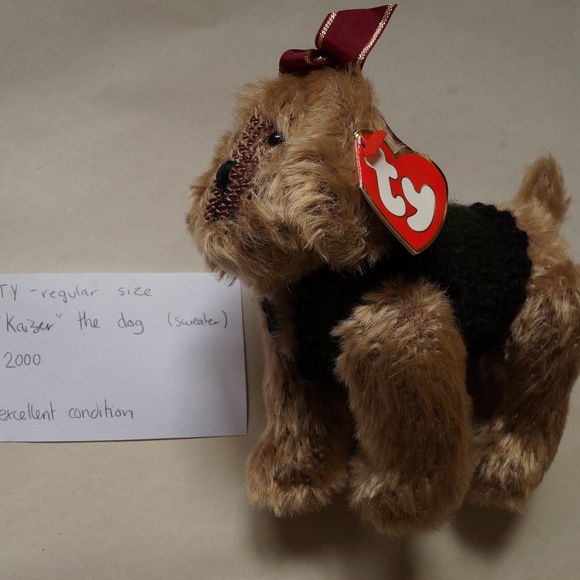 TY - beanie baby - Kaizer the dog (2000) - Picture 1 of 3